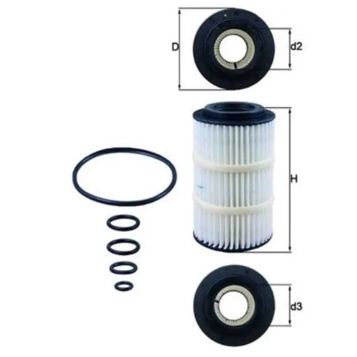 Filtro olio OX 345/7D KNECHT per MERCEDES-BENZ CHRYSLER PUCH Prezzo Scontato