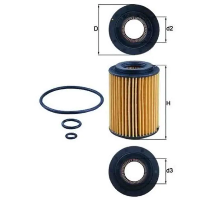 Non Perdere Filtro olio OX 347D KNECHT per HONDA