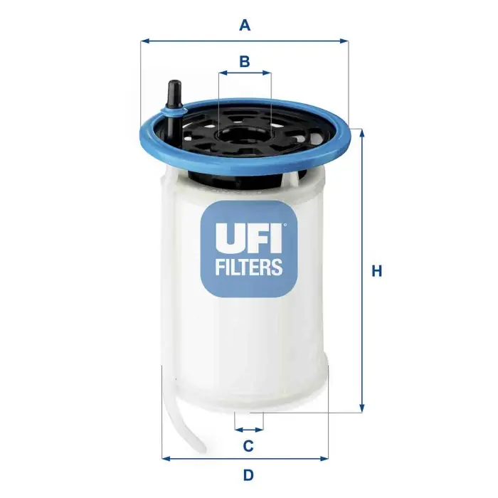 Compra Adesso Filtro carburante 26.079.00 UFI per FIAT