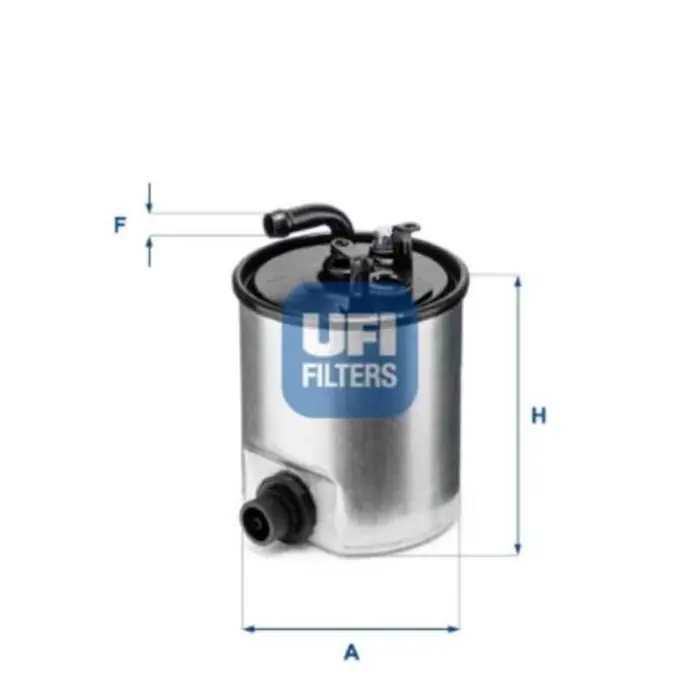 Filtro carburante 24.007.00 UFI per MERCEDES-BENZ Offerta Del Giorno