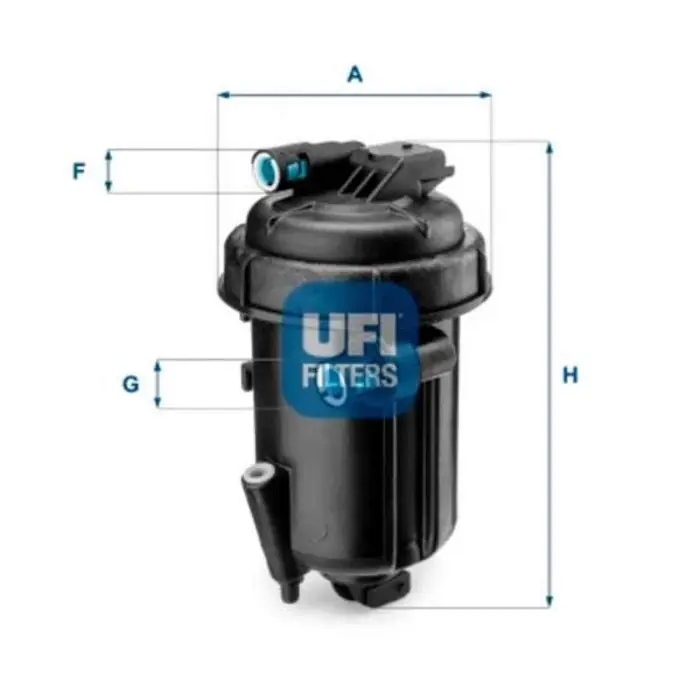 Economico Filtro carburante 55.163.00 UFI per OPEL CHEVROLET