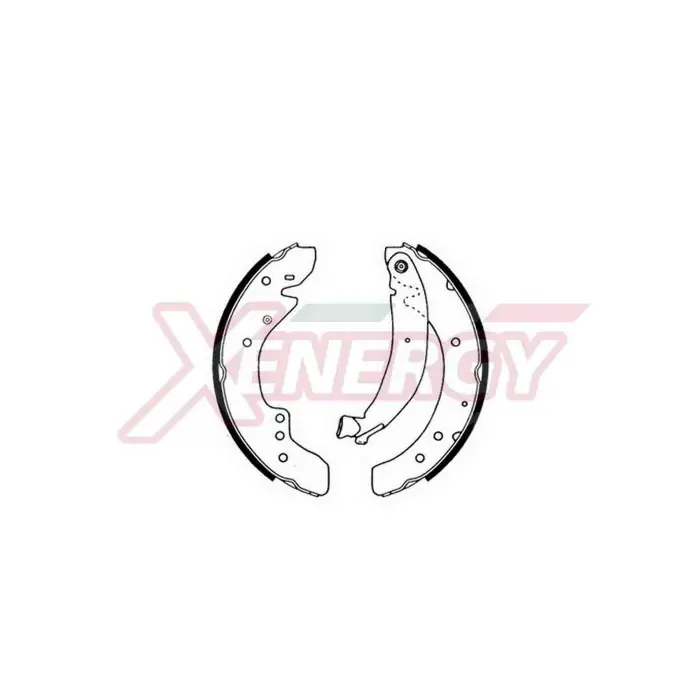 Pagamento Sicuro Kit ganasce freno X50248 AP XENERGY per PEUGEOT CITROEN FIAT